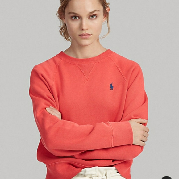 Polo Ralph Lauren Women's Fleece Pullover - Sport Pink - Picture 5 of 10